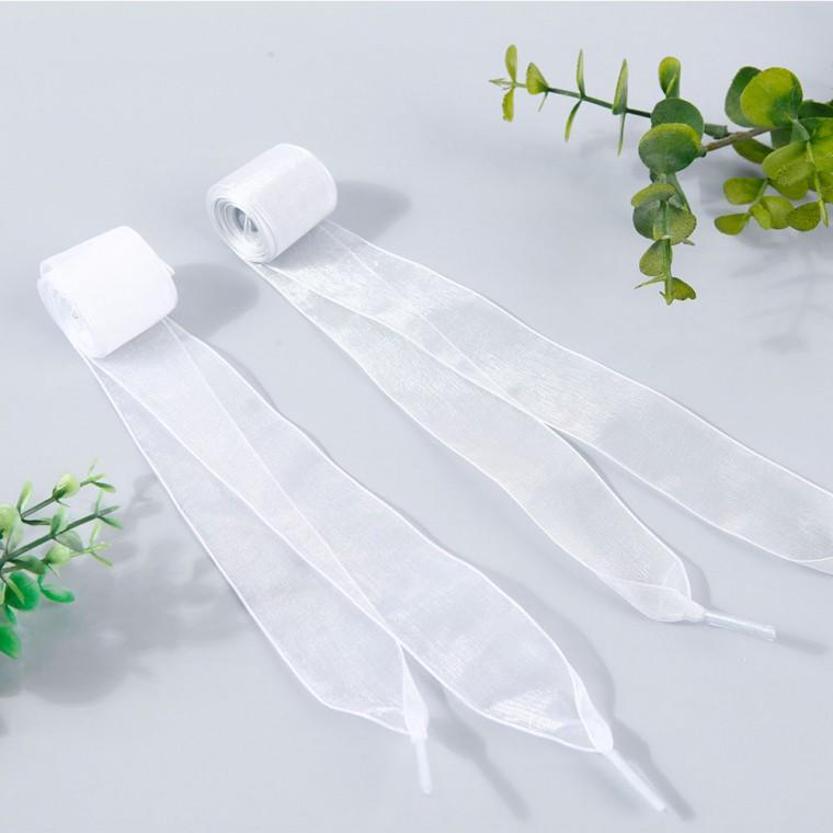 신발끈 꾸미기 레이스 쉬폰 운동화끈 골프화 130cm