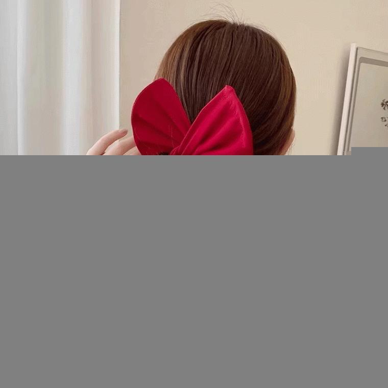 무지 와이어리본 머리끈 당고머리밴드
