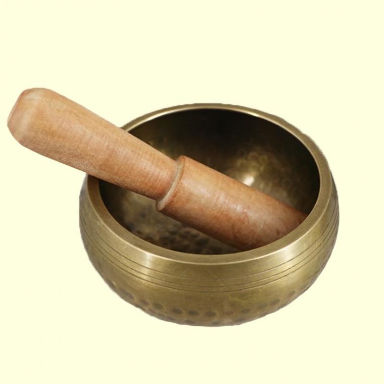 티벳 싱잉볼 명상볼 좌종 요가종 힐링용 13cm