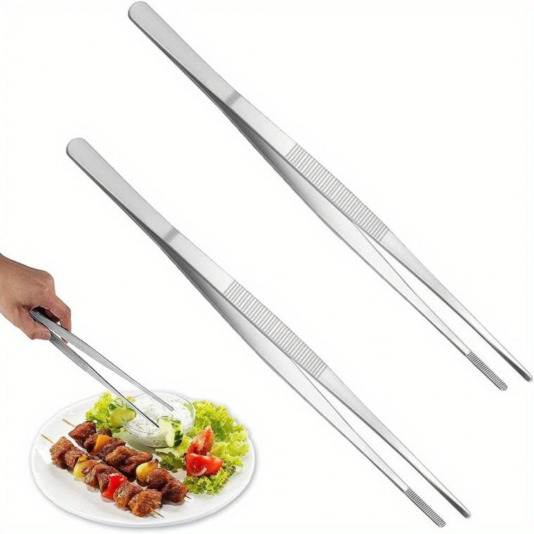 요리용 핀셋 집게 스텐 직선형 25cm 30cm 주방용