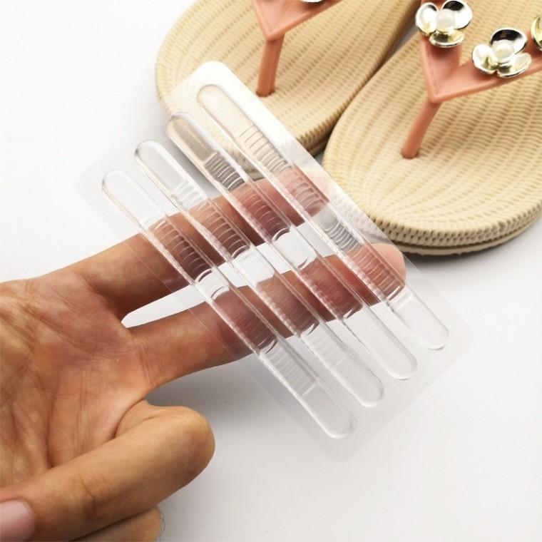 4P 투명 뒤꿈치 하이힐 구두 백벨트 쿠션 보호패드