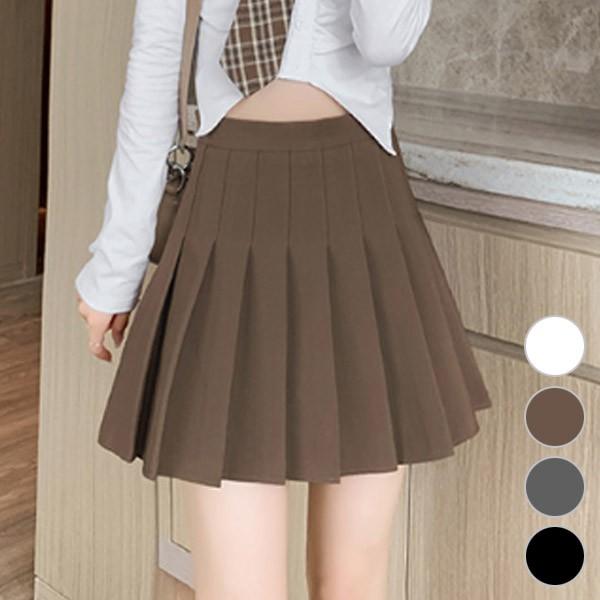 여성 주름치마 플레어 테니스치마 러블리 학생 스커트