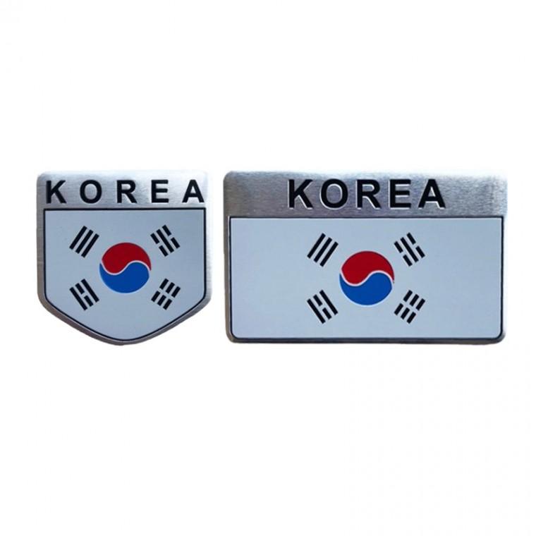 자동차 포인트 장식 태극기 메탈 스티커 DD-13261