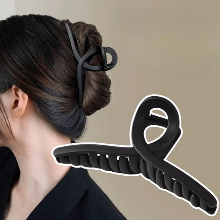 15cm 특대형 무광 올림머리 헤어집게핀