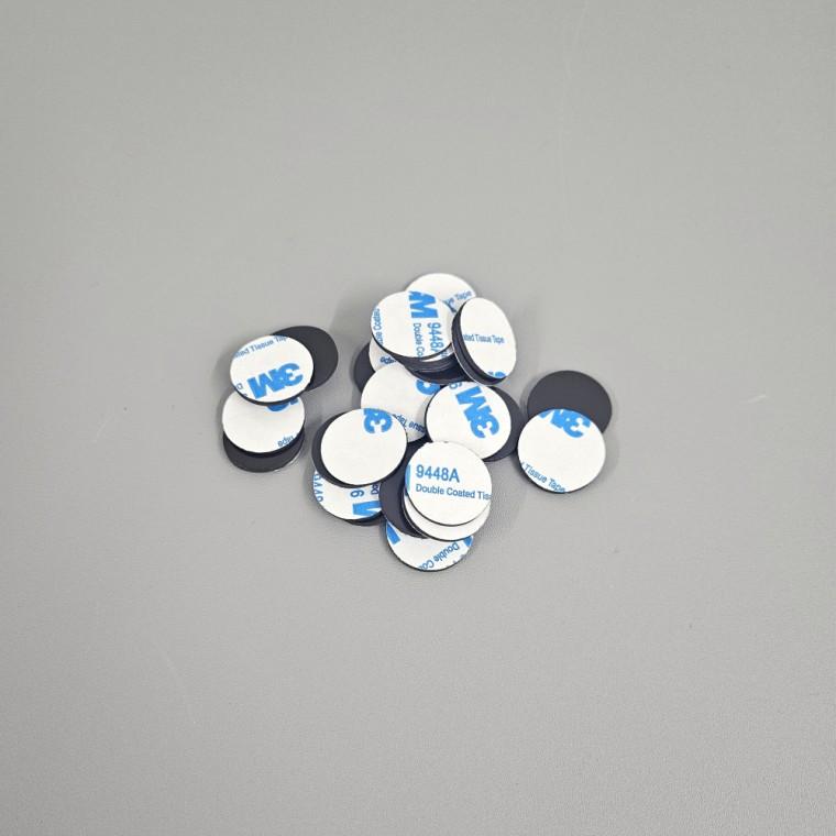 부착식 원형 고무 자석 스티커 20mm