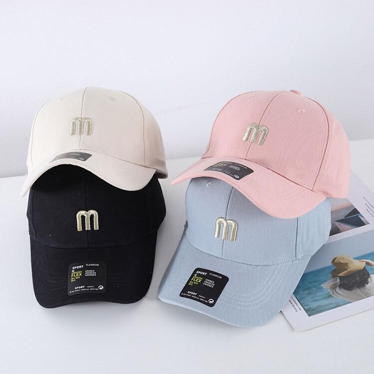 예쁜컬러 캐주얼 볼캡 커플모자 데일리 m야구모자