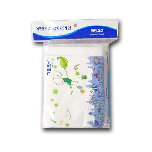 크린조이 여행용티슈 3P -T1/여행용/티슈/휴지/휴대용/화장지