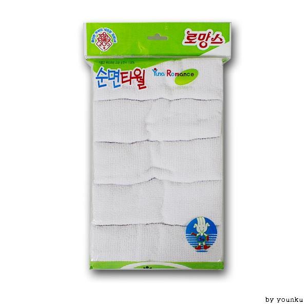 로망스 다용도 행주 5매 행주 수세미 주방잡화 순면행