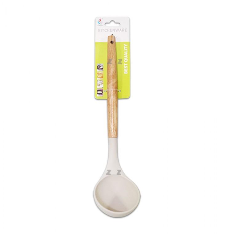 태극 나무 실리콘 국자-T/찌개국자/다용도국자/주방용국자/라면국자/죽/요리/만두국자