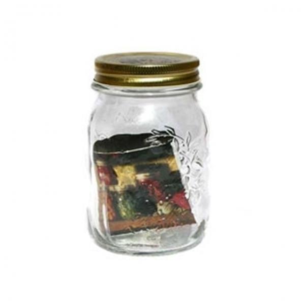 식료 소스 유리병 이탈리아 깊은형 재료 잼 0.5L 밀폐