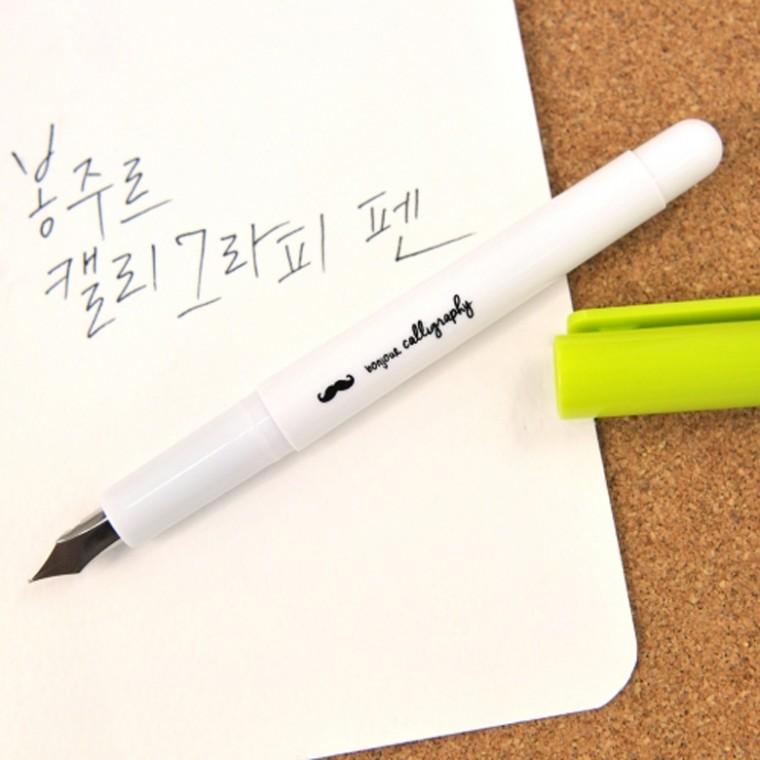 아이윙스 2500 봉주르 캘리그라피 만년필 리필카트리지4개포함 (10개)