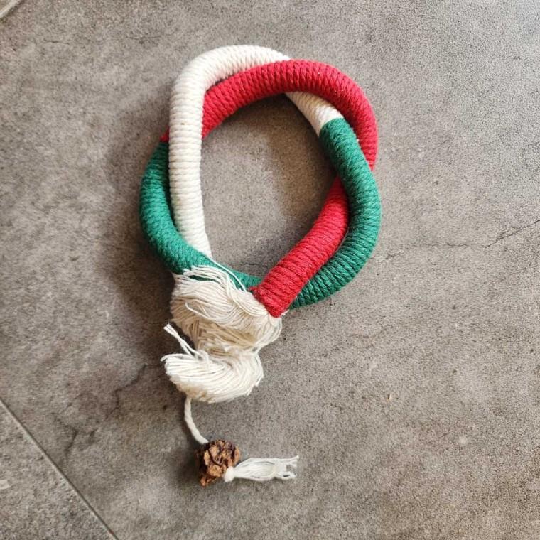 고양이 이갈이 터그 밧줄 60cm