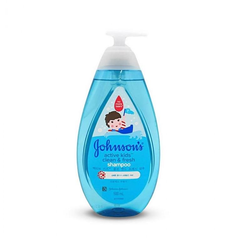 존슨즈 액티브 키즈 클린 앤 프레시 샴푸 500ml