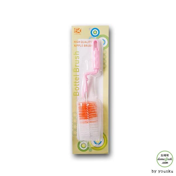 태극 칼라 일반병솔 2P 병솔 젖병솔 일반병솔 청소용