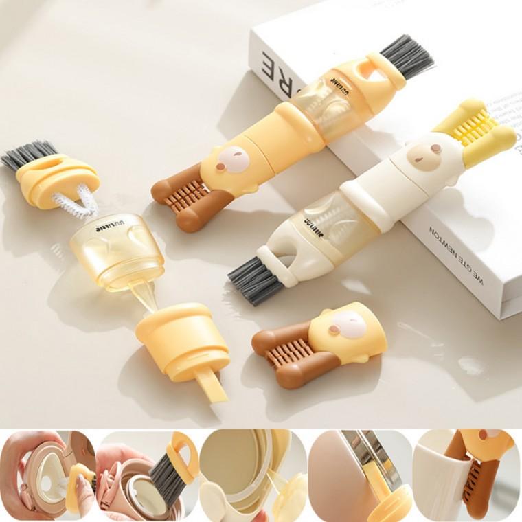 5 in 1 멀티 빈틈구석 세척솔 텀블러 물병 젖병 각종용기 세척솔