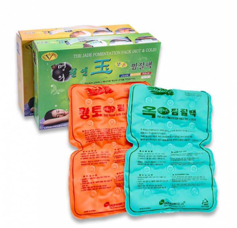 국산 명의 황토팩 옥팩 자수정 초가집 찜질팩 전자렌지 물에 데워서 쓰는 간편한 찜질기