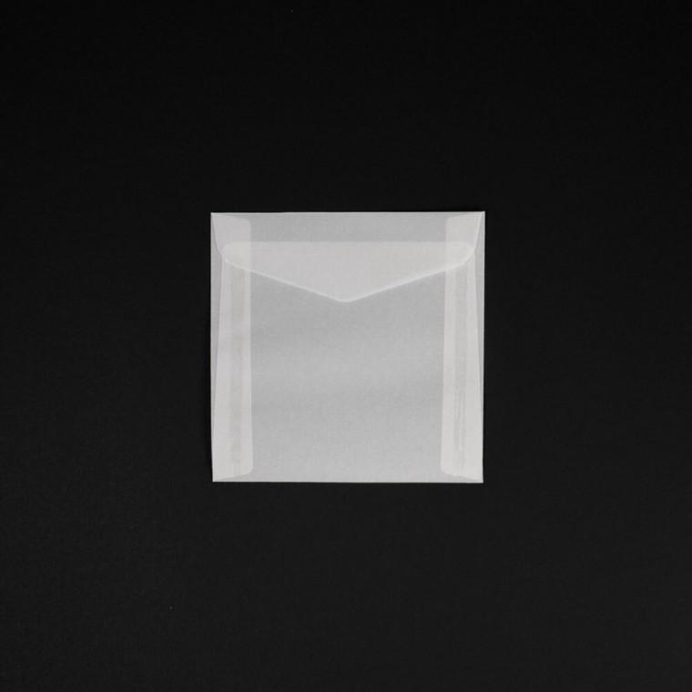 반투명 트레이싱 엽서 봉투 정사각 10x10cm 1매