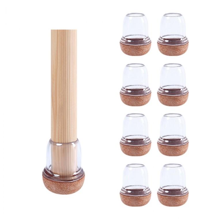 의자발커버 소음방지 도토리 체어슈즈 8P