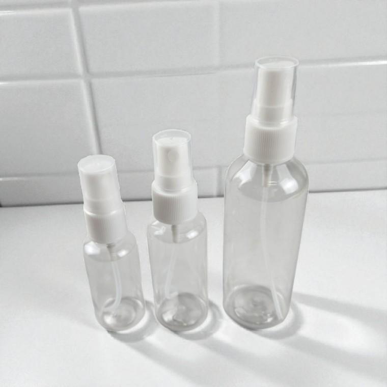 투명 분사형 스프레이 공병 미스트 용기 30ml 50ml 100ml