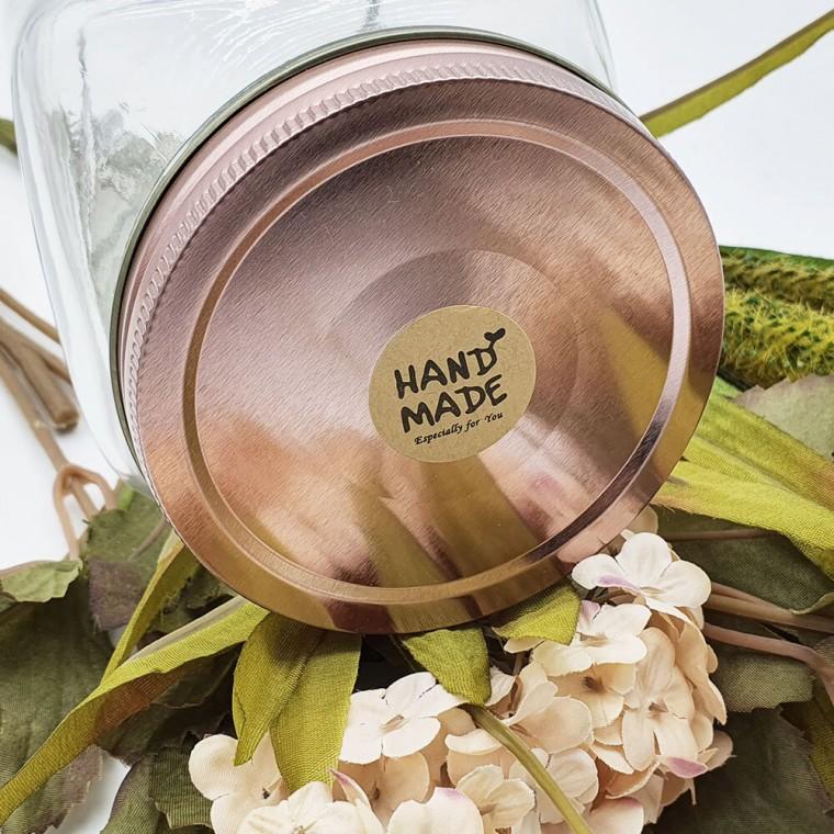 크라프트 핸드메이드 스티커 E