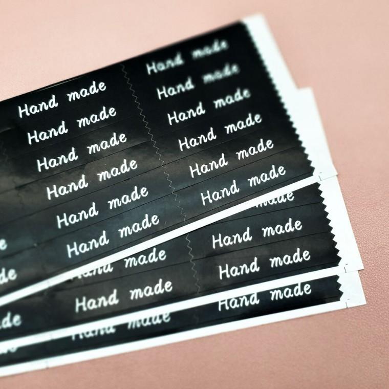 HAND MADE 스티커 D블랙