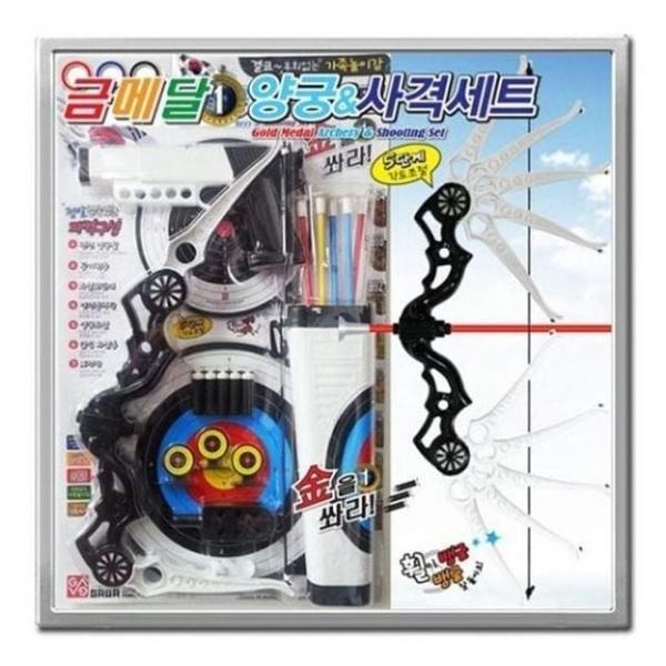 양궁 스포츠 교육완구 금메달 사격세트