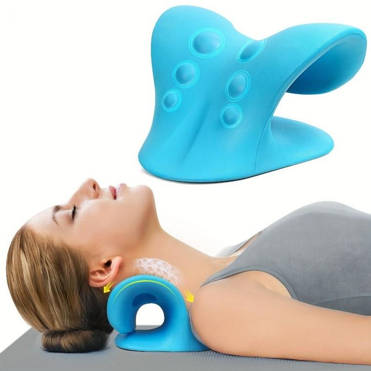 경추베개 목마사지기 C커브 스트레칭 베개 목 어깨 거북목 마사지
