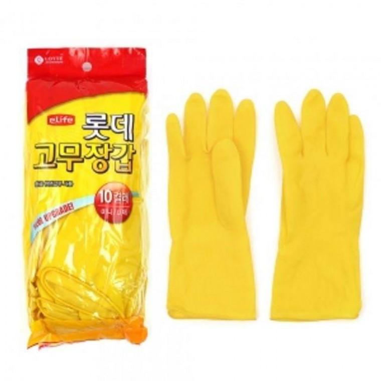 미니 고무장갑10켤레 L 설거지장갑