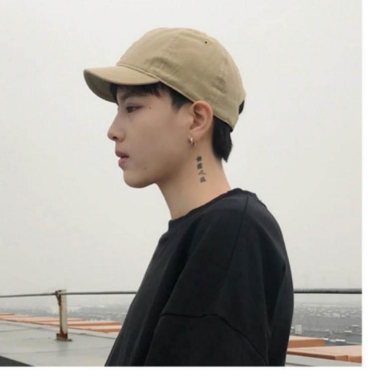 챙짧은 야구모자 무지숏캡 단체 볼캡 알바 여름모자 짧은챙모자 알바모자