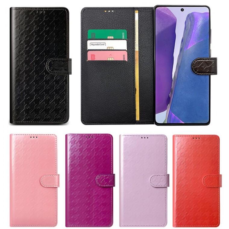 갤럭시A90 5G A908 샴쿠페 애나멜 포켓 다이어리 수납 케이스
