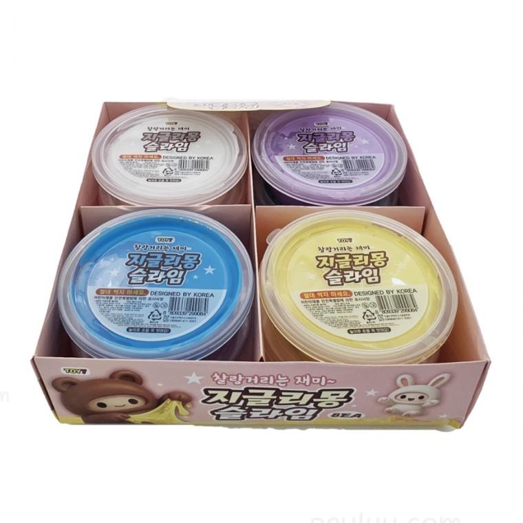 플유 지글리몽 슬라임 한박스 8개입 말랑이 스트레스해소 슬라임 놀이 액괴