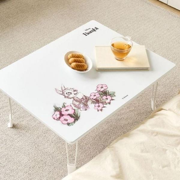 미니밥상 덤퍼와 책상 침대용 테이블 꽃 다용도상