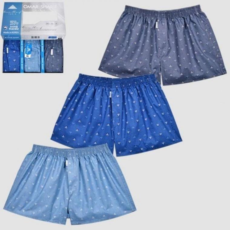 EA 40수 순면 데일리 남성 사각팬티 3입 0132js