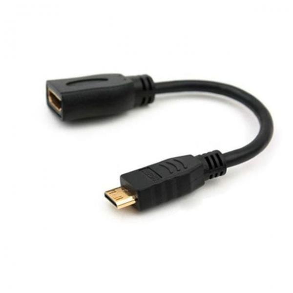 변환 HDMI 케이블 Mini M 젠더 F
