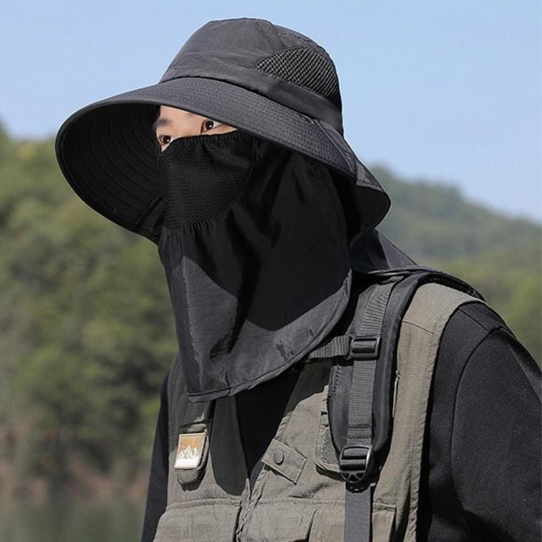 얼굴 커버 자외선 차단 버킷햇