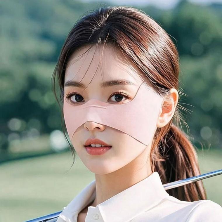 피부 보호를 위한 귀걸이 나비 페이스 마스크 자외선 차단 얼굴 햇빛 가리개