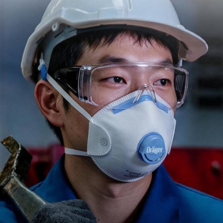 산업용 작업 안전 방진 마스크 1급 밸브형 10개