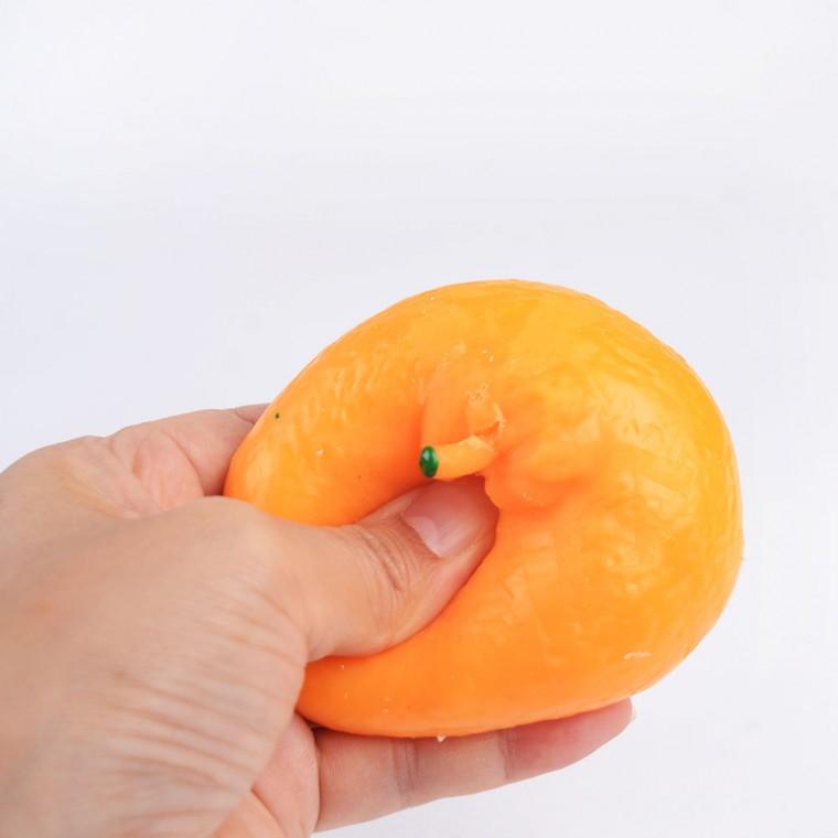 플유 한라봉 크런치 슬랑이 낱개 1개 말랑이 주물럭 스트레스볼 촉감놀이 스트레스해소