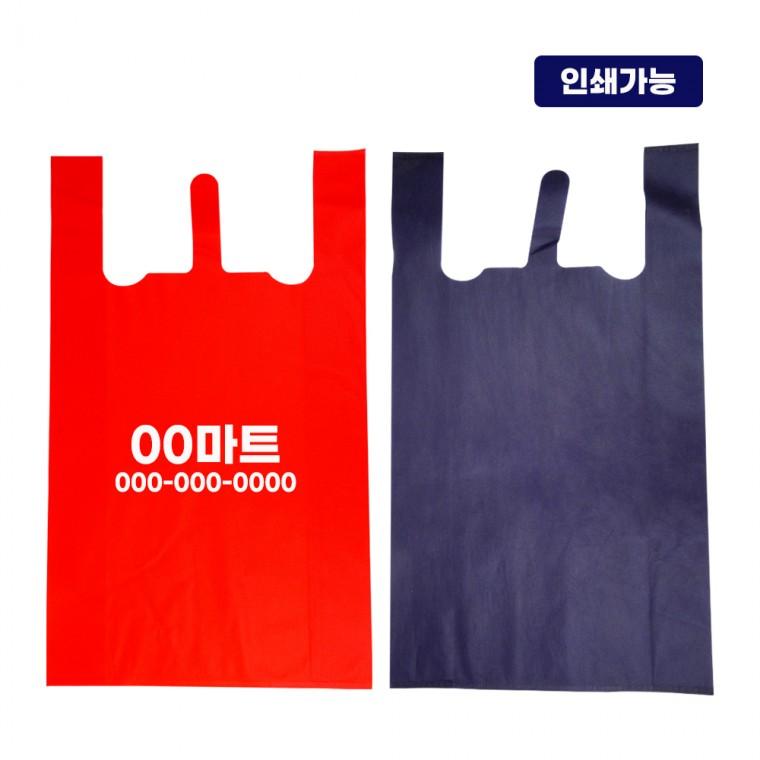 부직포가방(손잡이 35cmx45cm) 쇼핑백 부직포가방 에코백 보조가방 고급쇼핑백 장바구니 인쇄가능