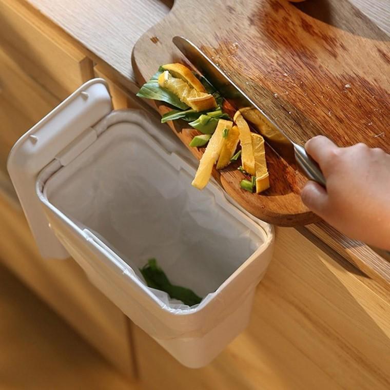 싱크대 휴지통 걸이 아기침대 기저귀 주방 음식물 쓰레기통 ur 64