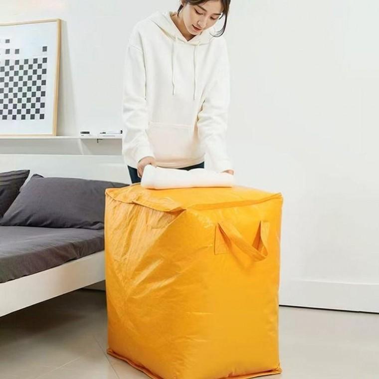 대용량 이삿짐가방 240L 이불보관 수납 방수 방진 접이식 포켓형 정리백