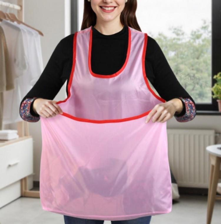 작업 앞치마 빨래 주머니 세탁물 에이프런 빅포켓 메쉬 원예 텃밭 수확조끼