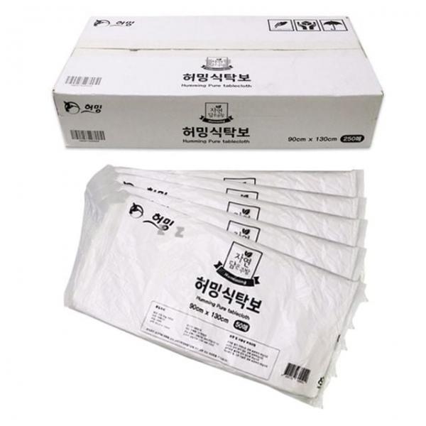 횟집 허밍 식탁보 비닐 일회용 업소 250매