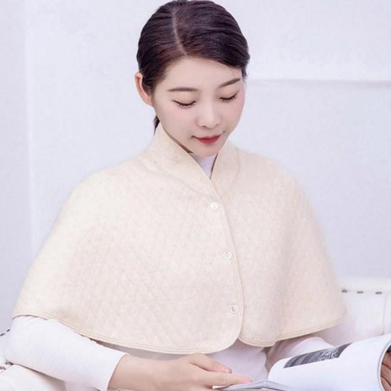 퀼팅무늬 여성숄 방한용 어깨형 사무실용 겨울용
