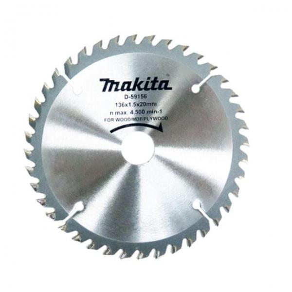 팁쏘 원형 40날 마끼다 절단 톱날 목재용 136mm