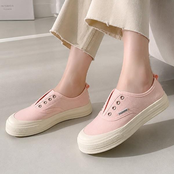 [SALE23] 여성 3컬러 아일렛 캔버스 스니커즈 LK-D320