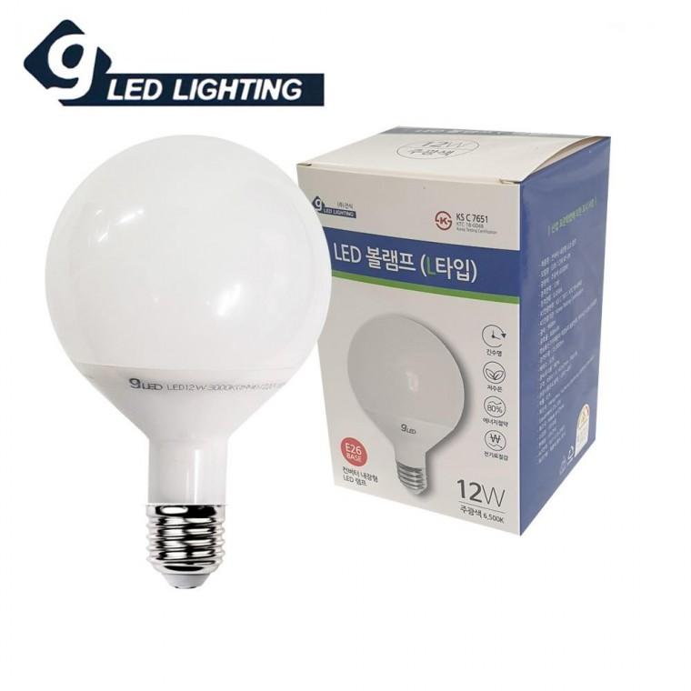 건식 주광색 볼램프 L타입 컨버터 LED전구