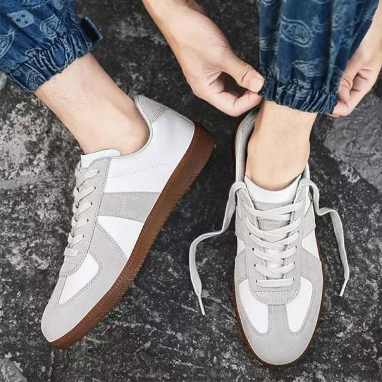 남성 데일리 심플 배색 클래식 독일군 스니커즈 ZG-S708