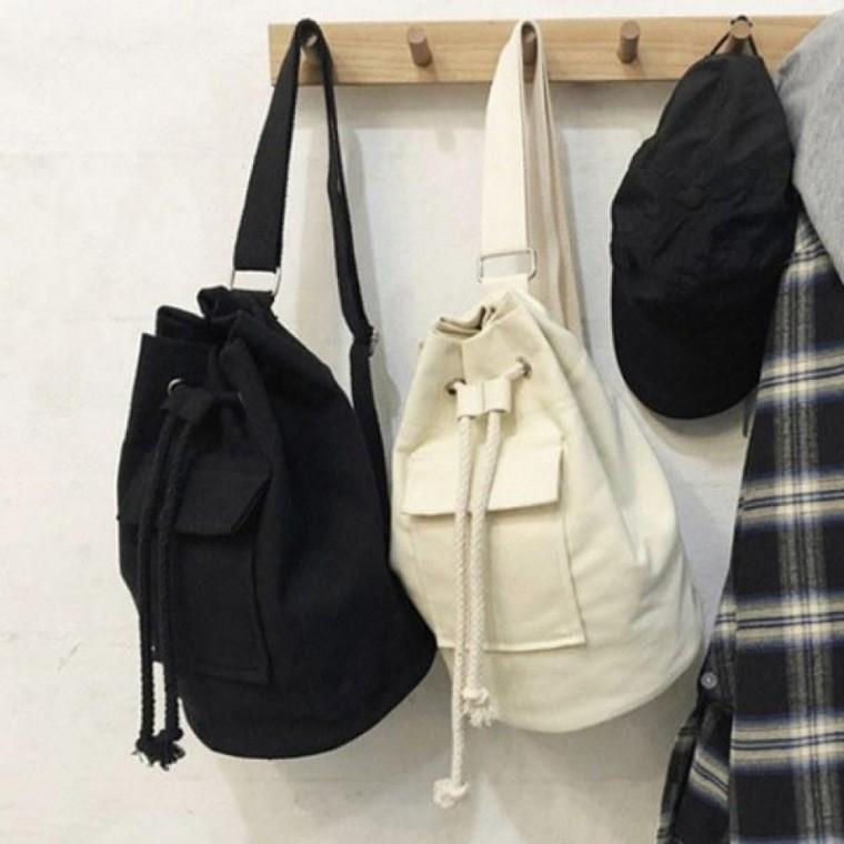 남녀공용 버켓백팩 대학생 스포츠 캐주얼 가방