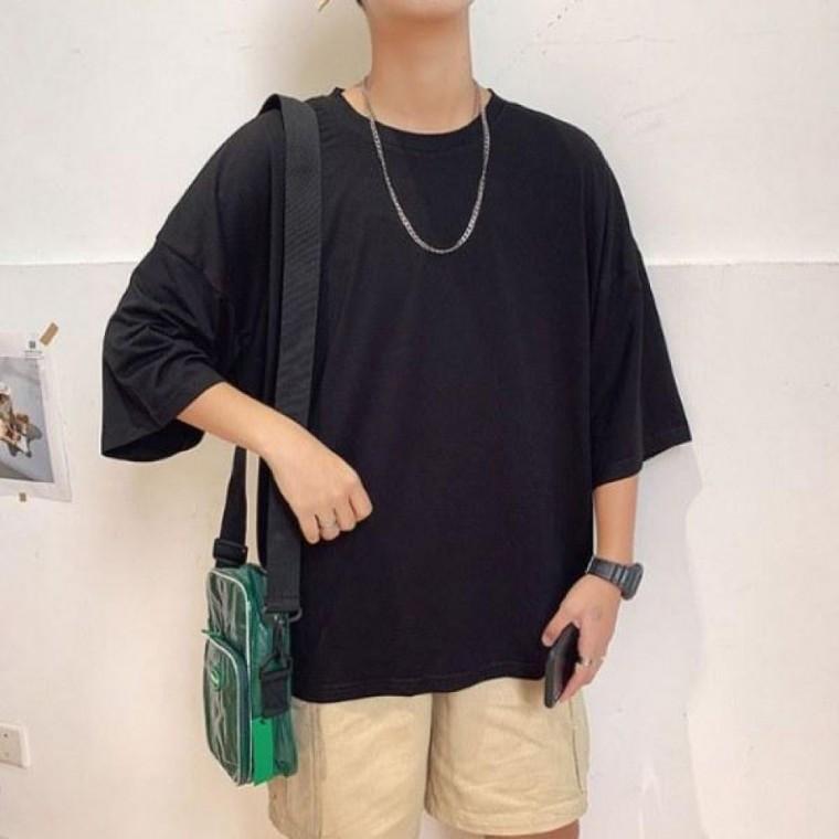 캐주얼 남성반팔티셔츠 라운드넥 오버핏 남성용
